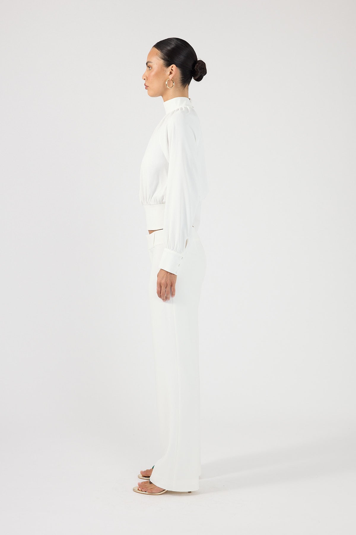 Perfect Stranger Tala Mid Rise Pant White
