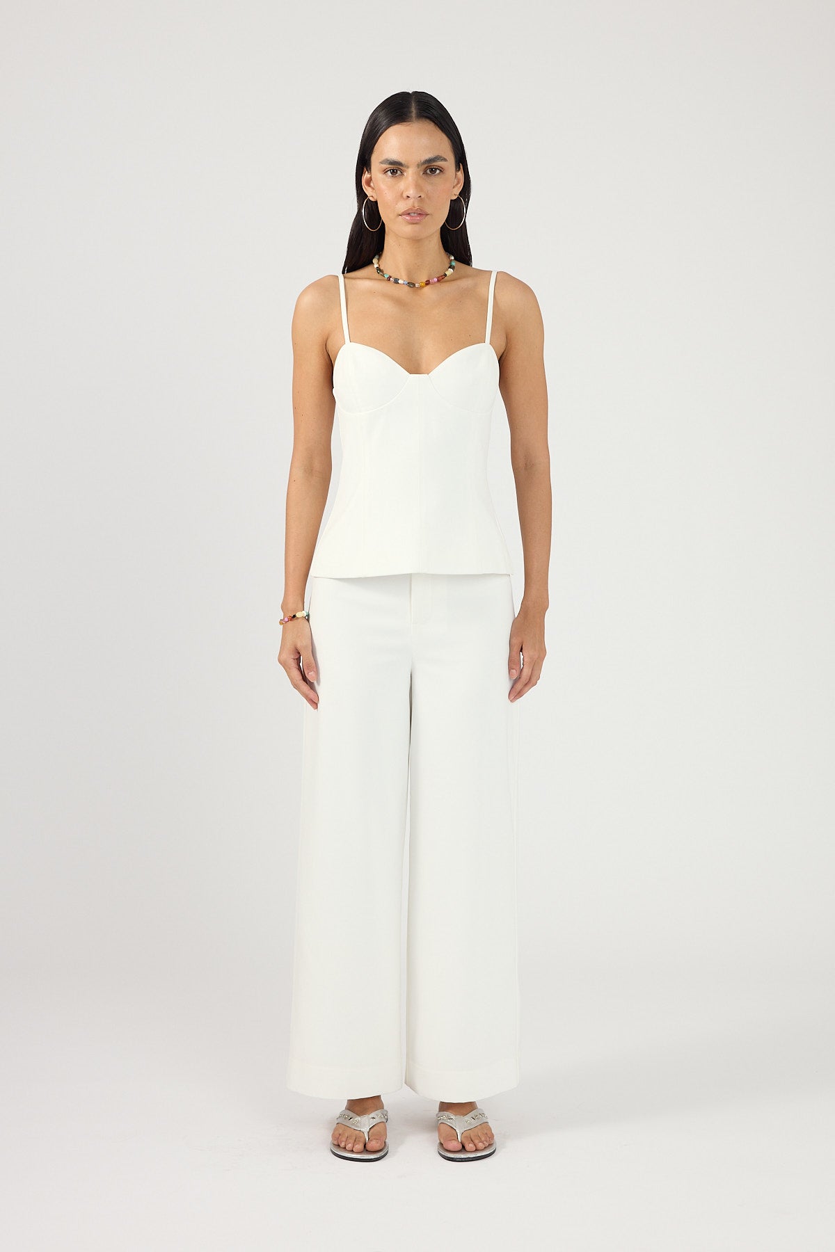 Perfect Stranger Vaila Bodice Top White
